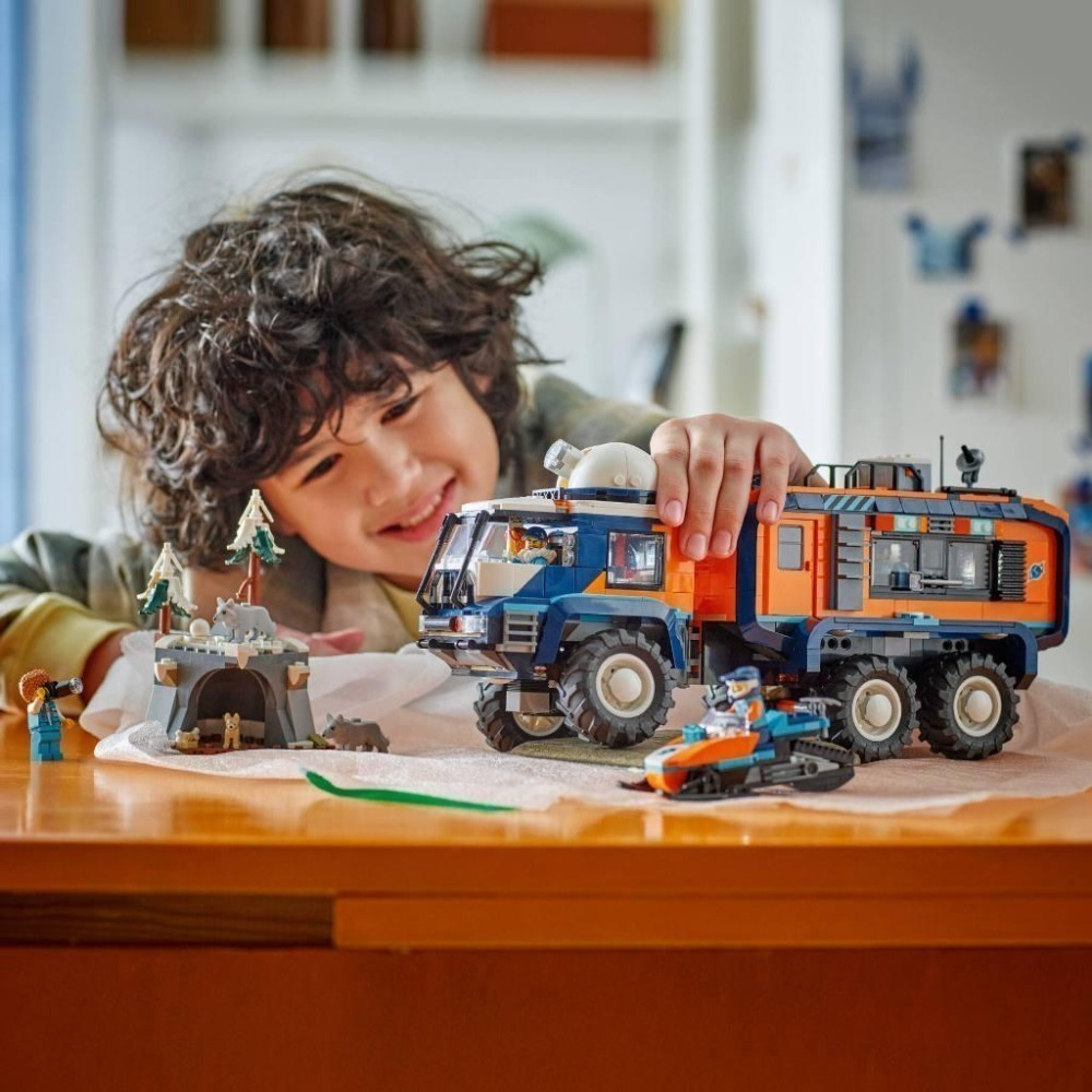 ［想樂］全新 樂高 LEGO 60471 City 城市 北極探險家科學實驗室卡車-細節圖8