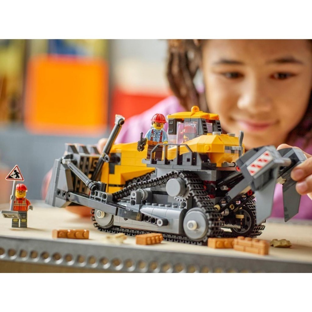 ［想樂］全新 樂高 LEGO 60466 City 城市 黃色推土機-細節圖7