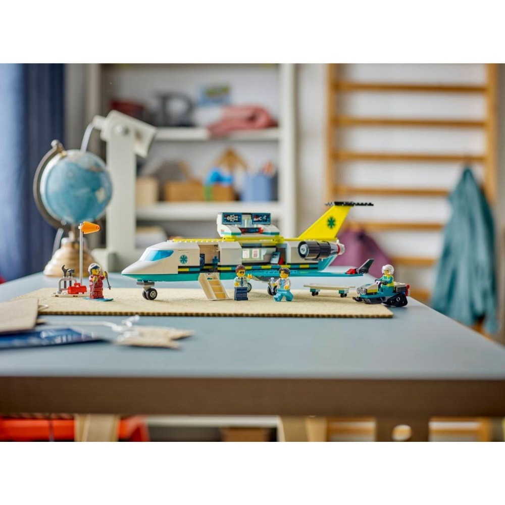 ［想樂］全新 樂高 LEGO 60465 City 城市 緊急救護飛機-細節圖9