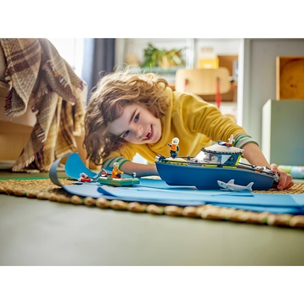 ［想樂］全新 樂高 LEGO 60456 City 城市 警艇追逐戰-細節圖8