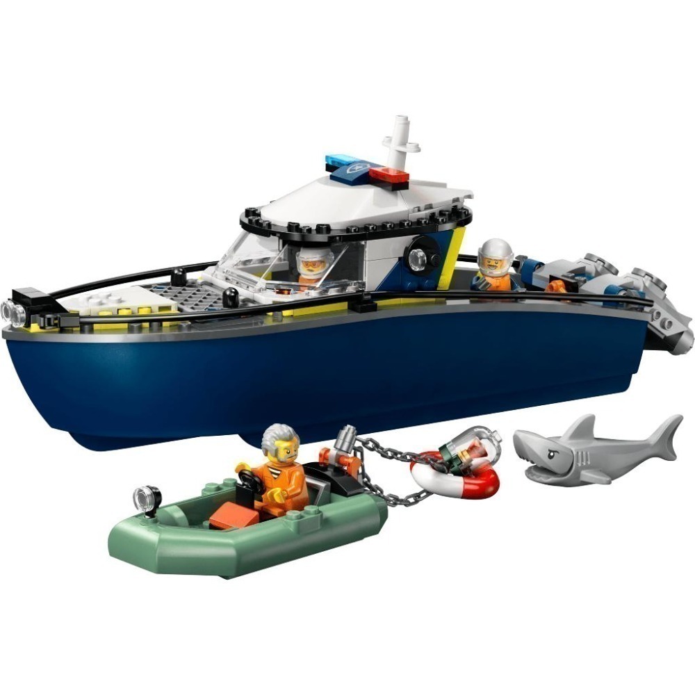 ［想樂］全新 樂高 LEGO 60456 City 城市 警艇追逐戰-細節圖3