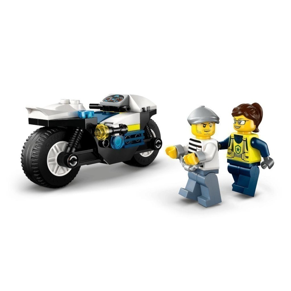 ［想樂］全新 樂高 LEGO 60455 City 城市 警用摩托車追逐戰-細節圖5