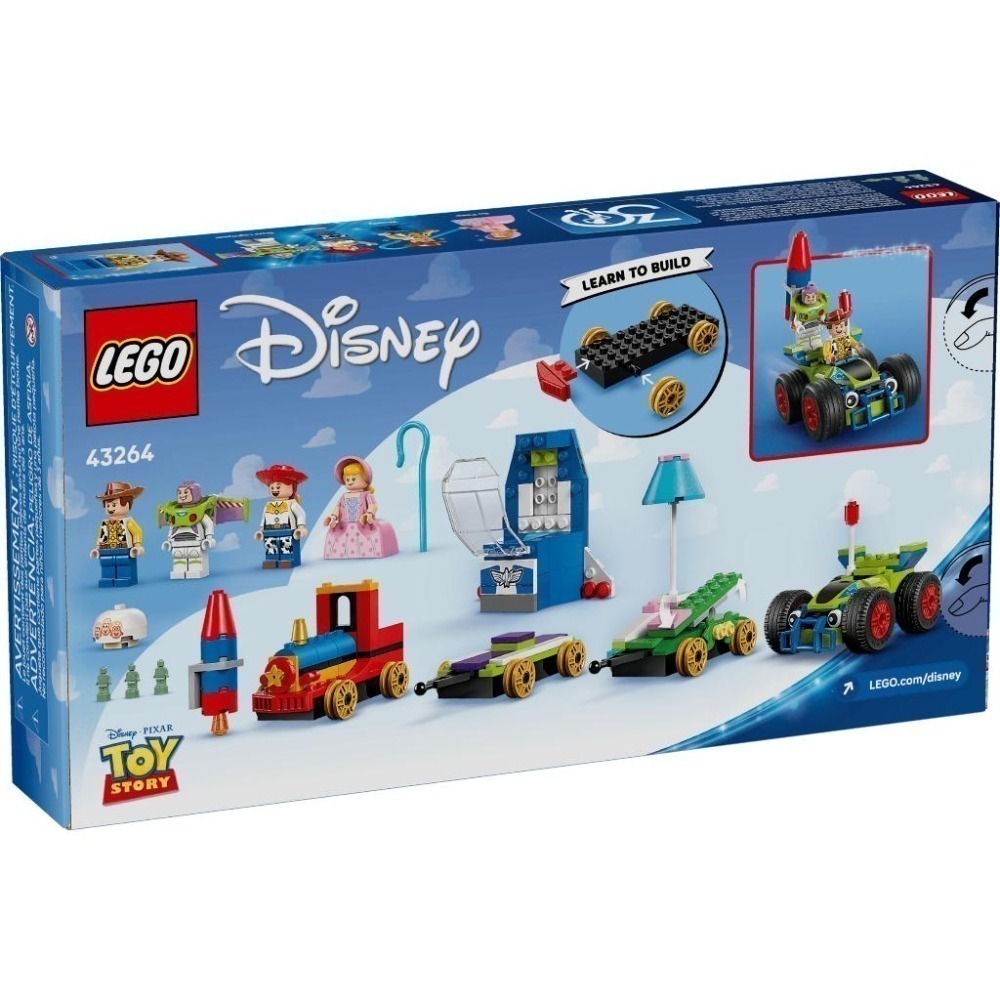［想樂］全新 樂高 LEGO 43264 Disney 迪士尼 玩具總動員 慶典列車 遙控糾察隊-細節圖2
