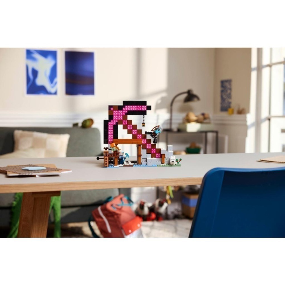 ［想樂］全新 樂高 LEGO 21277 Minecraft 創世神 十字鎬礦場-細節圖9