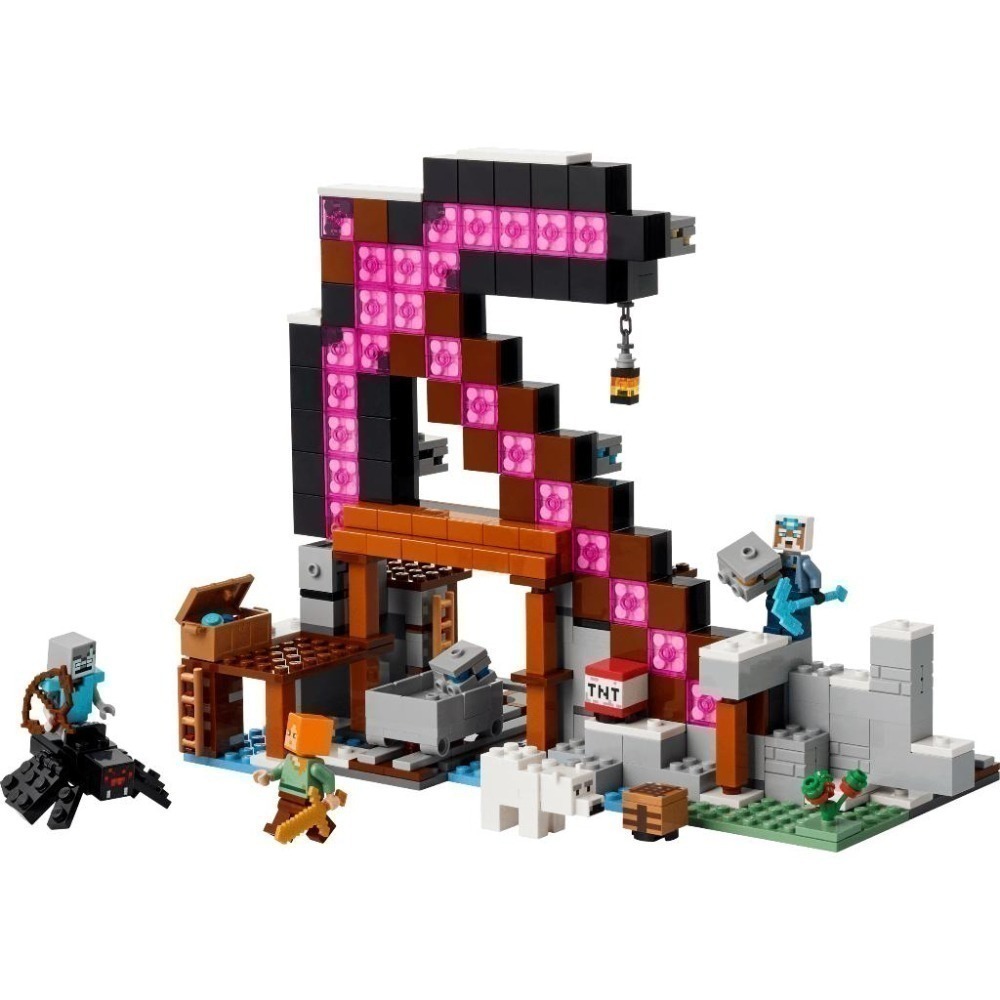 ［想樂］全新 樂高 LEGO 21277 Minecraft 創世神 十字鎬礦場-細節圖3