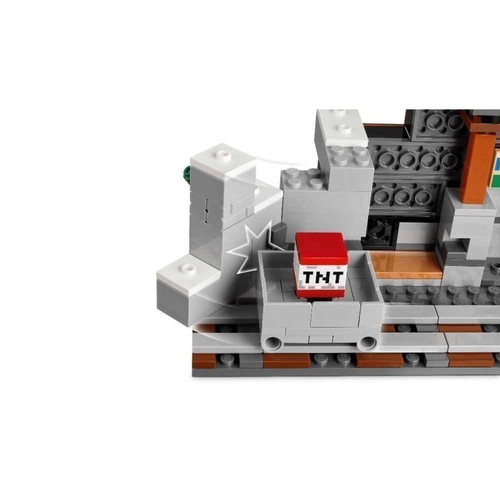 ［想樂］全新 樂高 LEGO 21277 Minecraft 創世神 十字鎬礦場-細節圖6