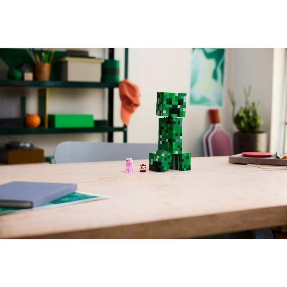 ［想樂］全新 樂高 LEGO 21276 Minecraft 創世神 苦力怕 The Creeper-細節圖9