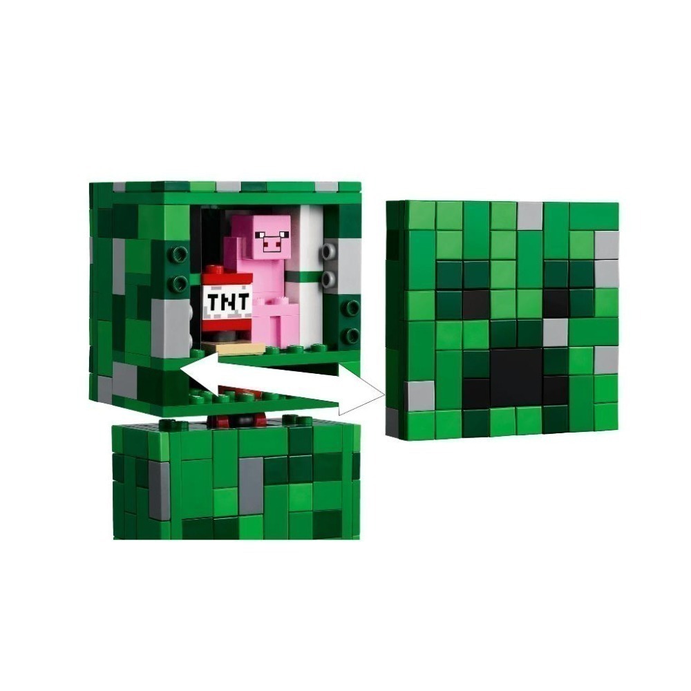 ［想樂］全新 樂高 LEGO 21276 Minecraft 創世神 苦力怕 The Creeper-細節圖5