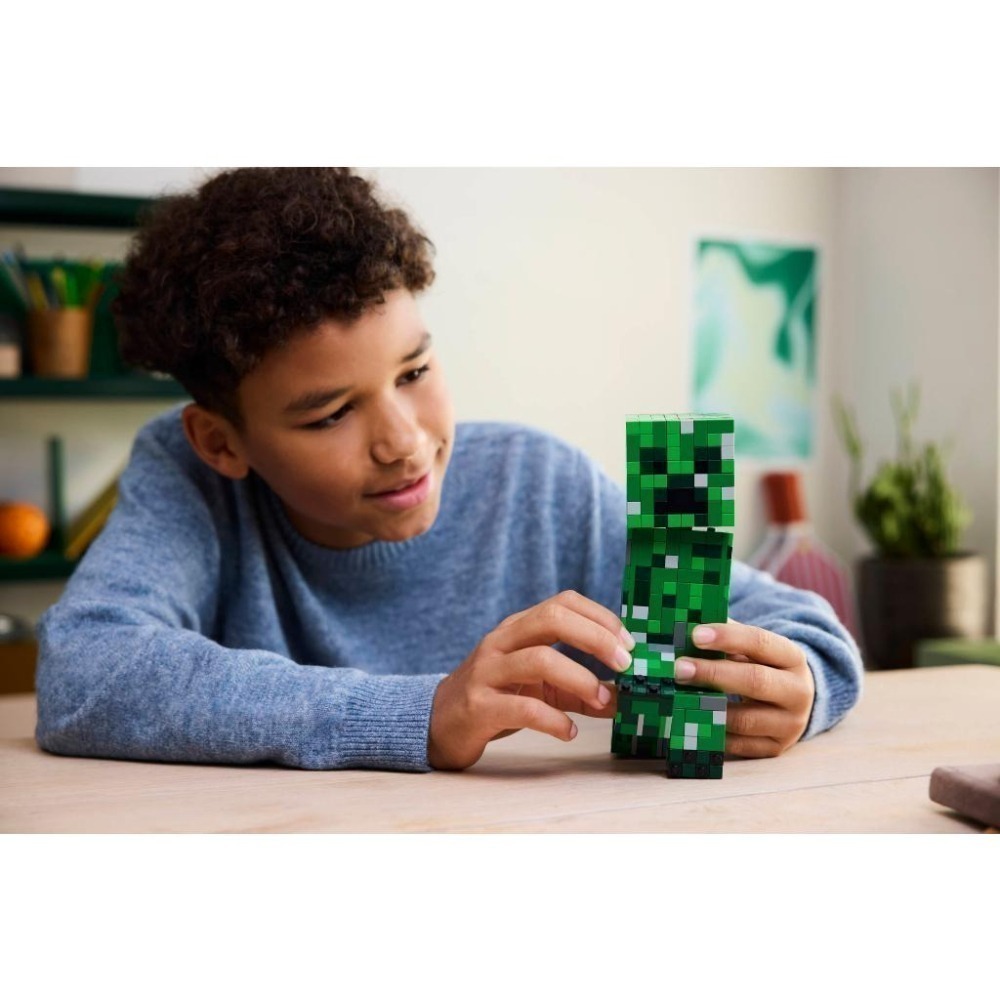 ［想樂］全新 樂高 LEGO 21276 Minecraft 創世神 苦力怕 The Creeper-細節圖8