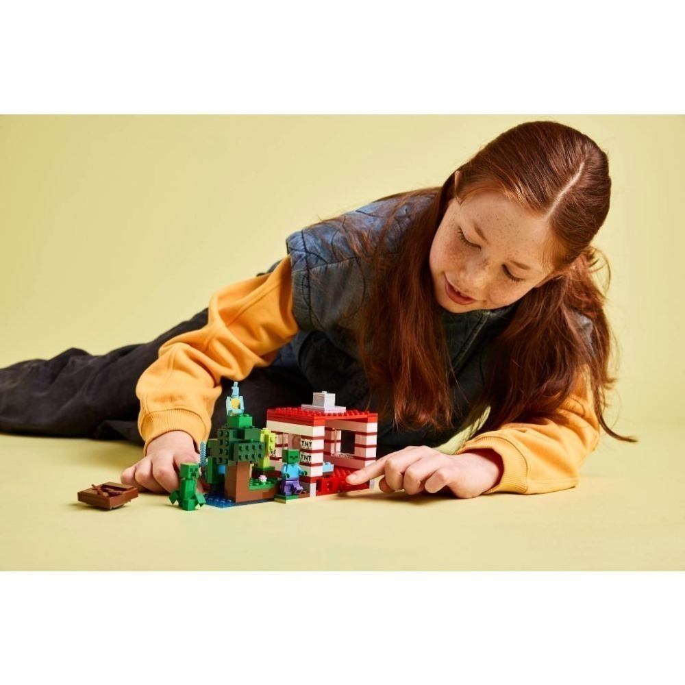 ［想樂］全新 樂高 LEGO 21275 Minecraft 創世神 炸藥叢林屋-細節圖8