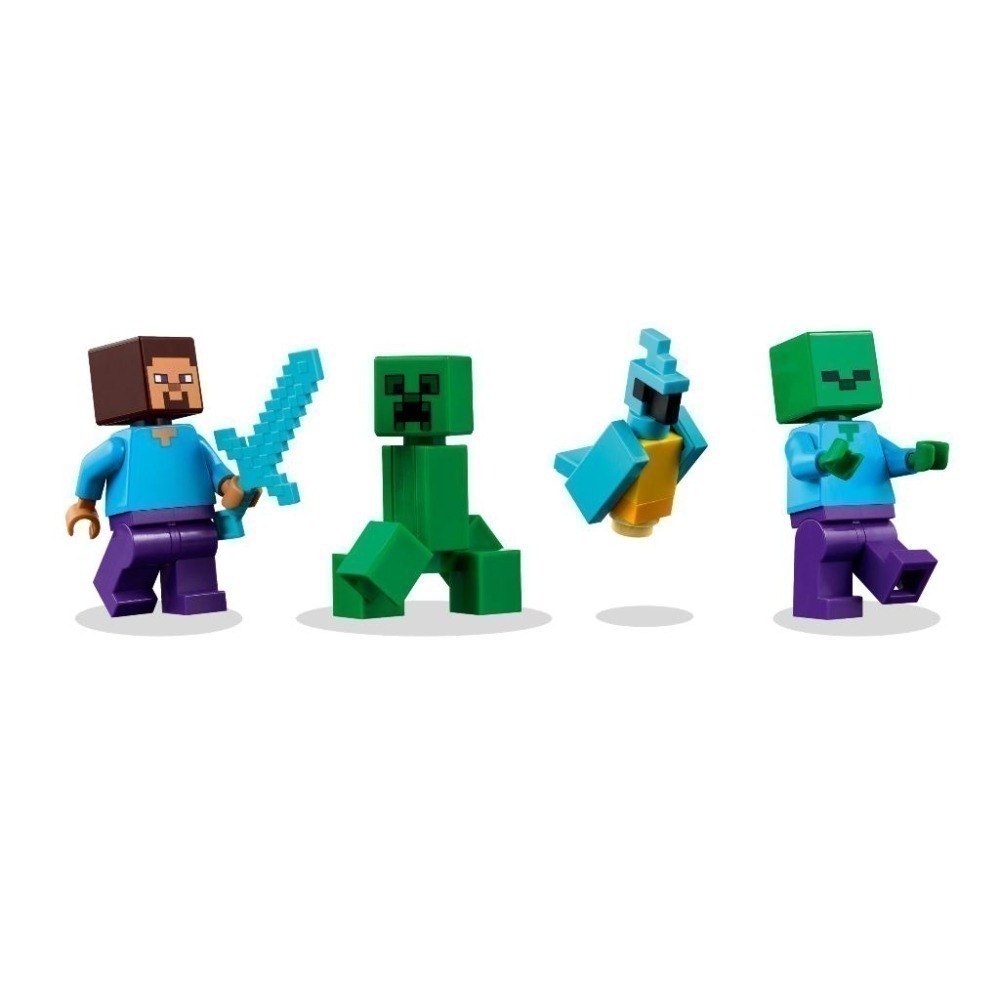 ［想樂］全新 樂高 LEGO 21275 Minecraft 創世神 炸藥叢林屋-細節圖4