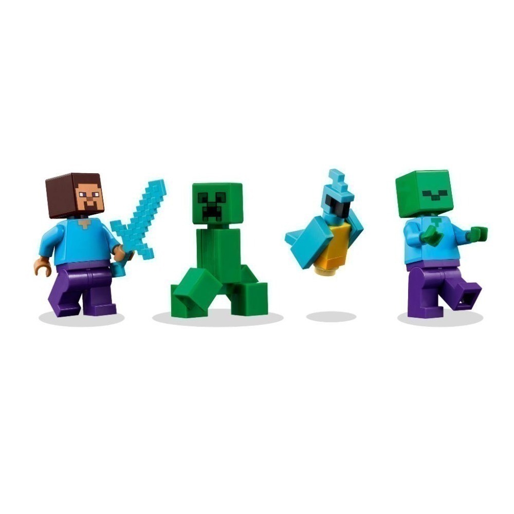 ［想樂］全新 樂高 LEGO 21275 Minecraft 創世神 炸藥叢林屋-細節圖4