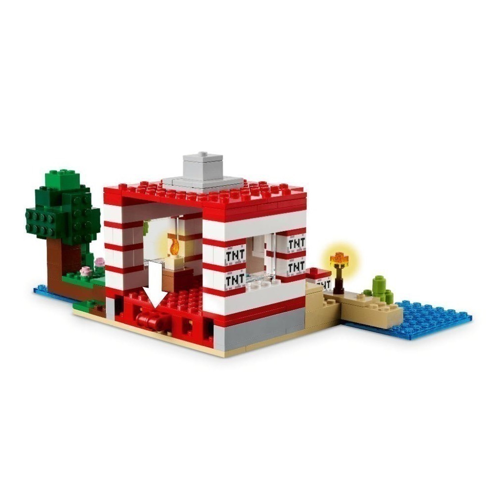 ［想樂］全新 樂高 LEGO 21275 Minecraft 創世神 炸藥叢林屋-細節圖6