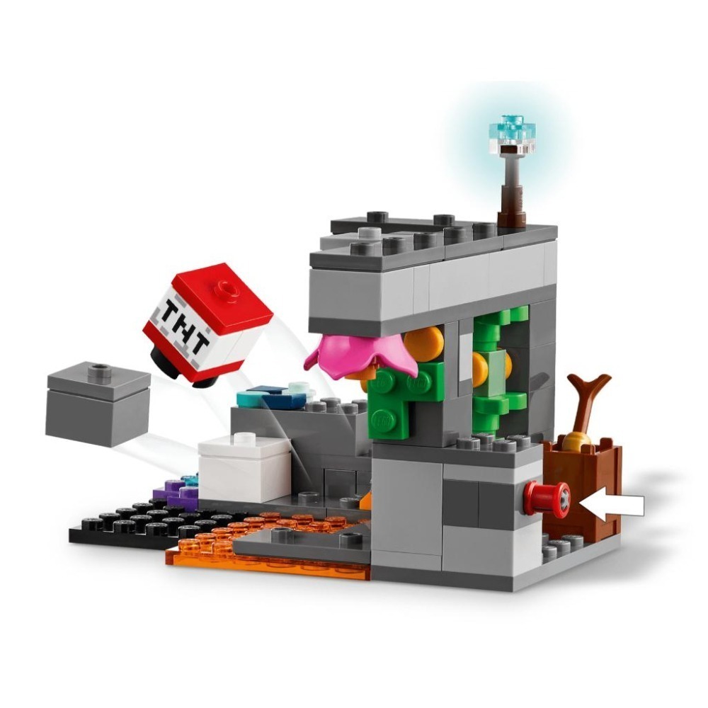 ［想樂］全新 樂高 LEGO 21274 Minecraft 創世神 循聲守衛遭遇戰-細節圖7
