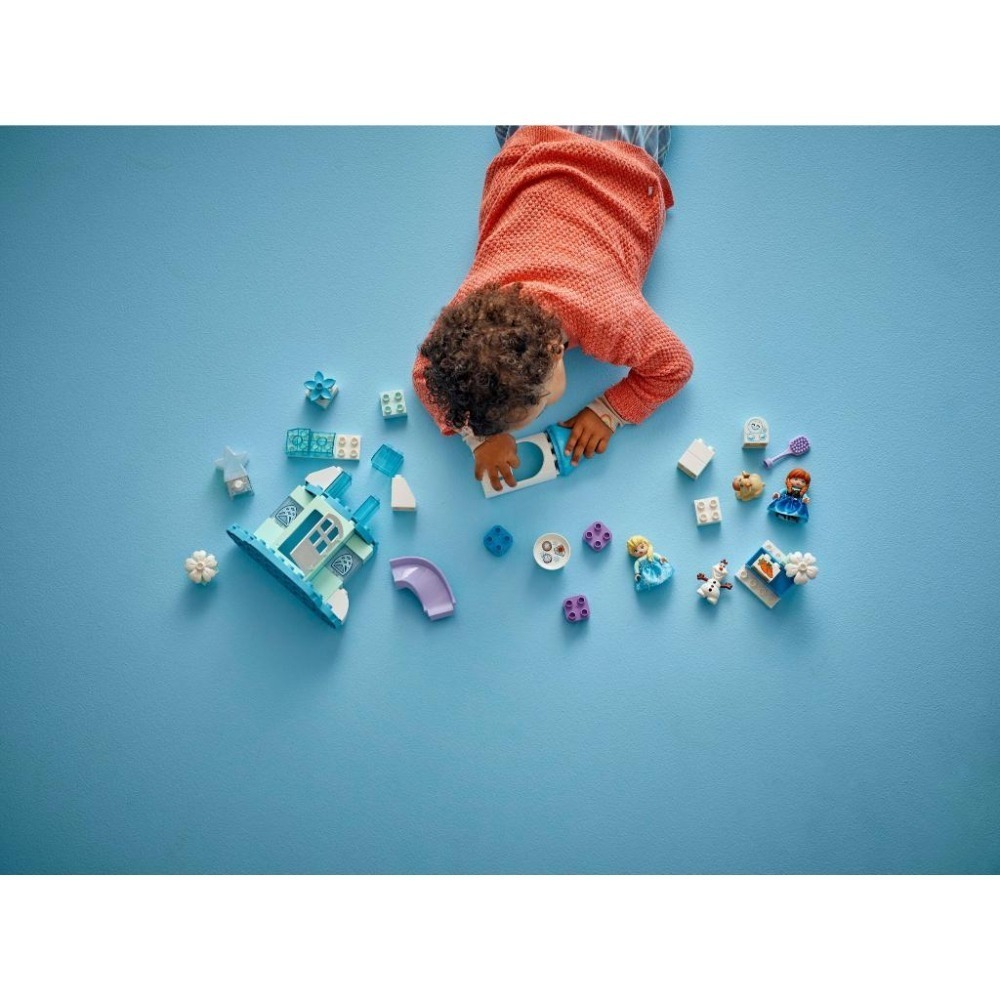 ［想樂］全新 樂高 LEGO 10455 DUPLO 得寶 冰雪奇緣 安娜與艾莎的冰雪城堡派對-細節圖6