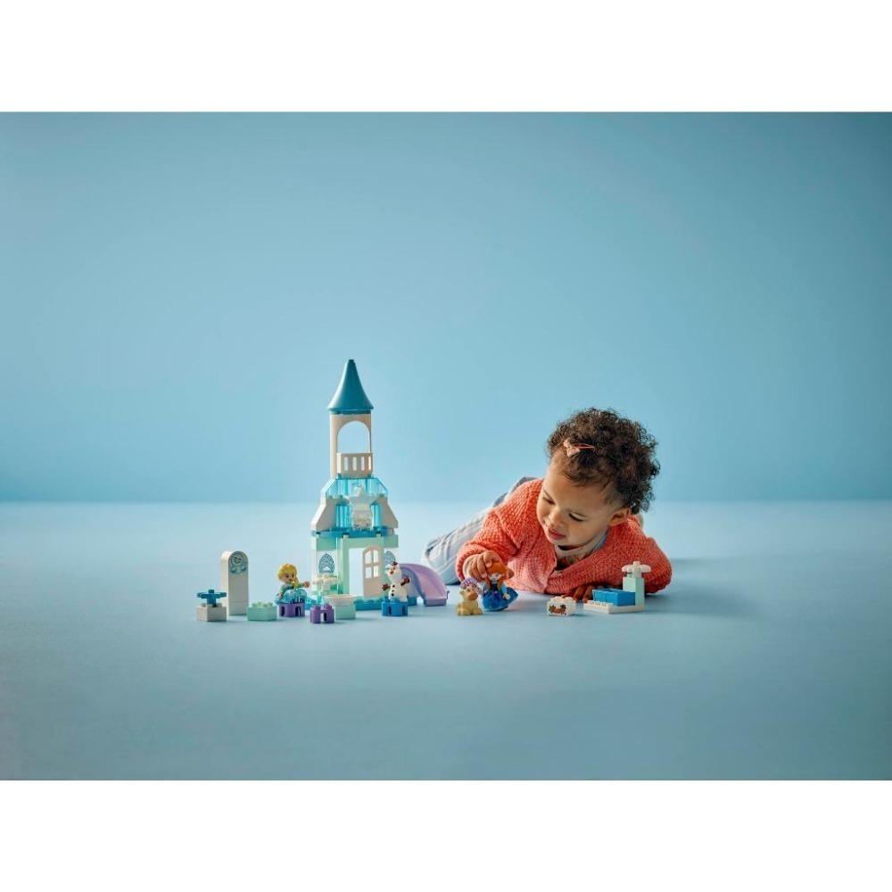 ［想樂］全新 樂高 LEGO 10455 DUPLO 得寶 冰雪奇緣 安娜與艾莎的冰雪城堡派對-細節圖8