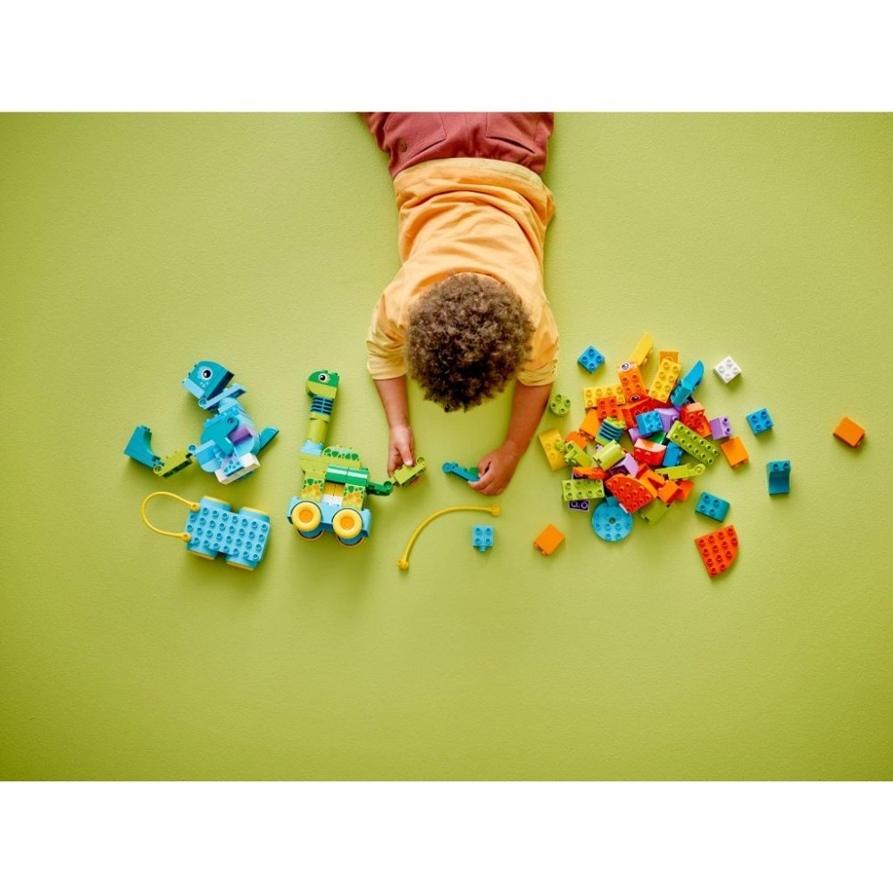 ［想樂］全新 樂高 LEGO 10451 DUPLO 得寶 3 合 1 有輪恐龍-細節圖7