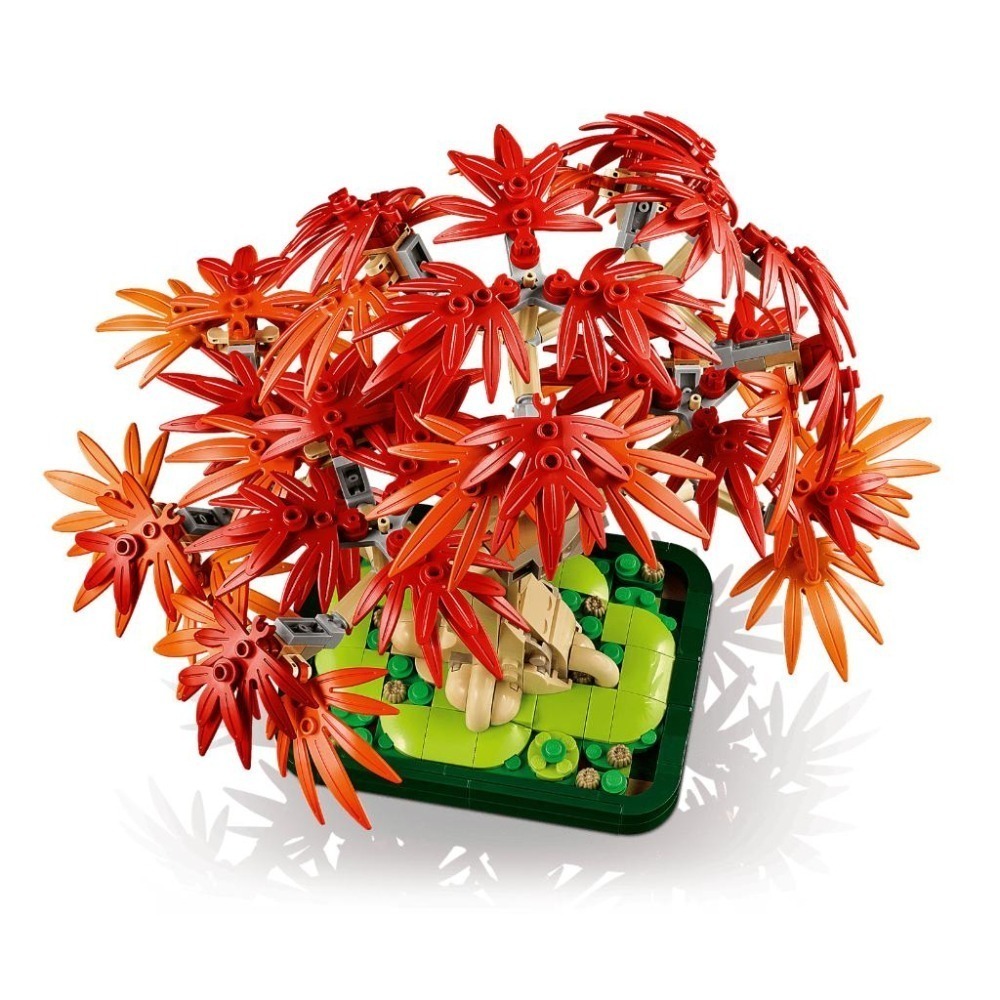 ［想樂］全新 樂高 LEGO 10348 Botanicals 花藝系列 日本紅楓盆景-細節圖5