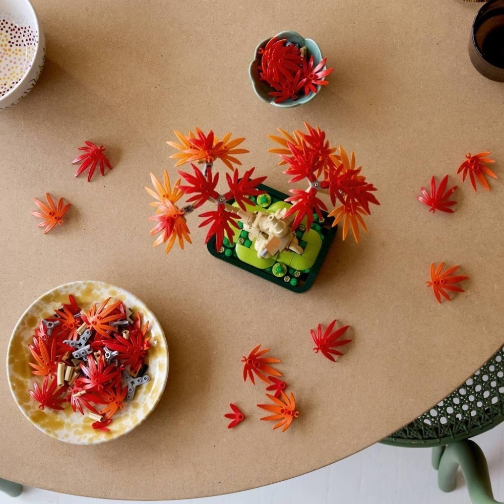 ［想樂］全新 樂高 LEGO 10348 Botanicals 花藝系列 日本紅楓盆景-細節圖6