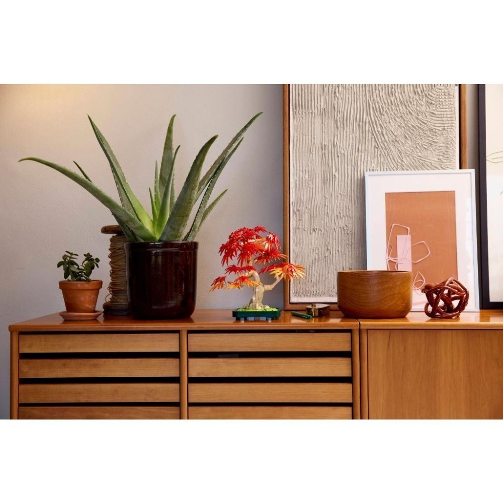 ［想樂］全新 樂高 LEGO 10348 Botanicals 花藝系列 日本紅楓盆景-細節圖9