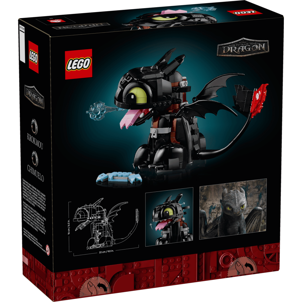 ［想樂］全新 樂高 LEGO 10375 馴龍高手：沒牙 Toothless-細節圖2