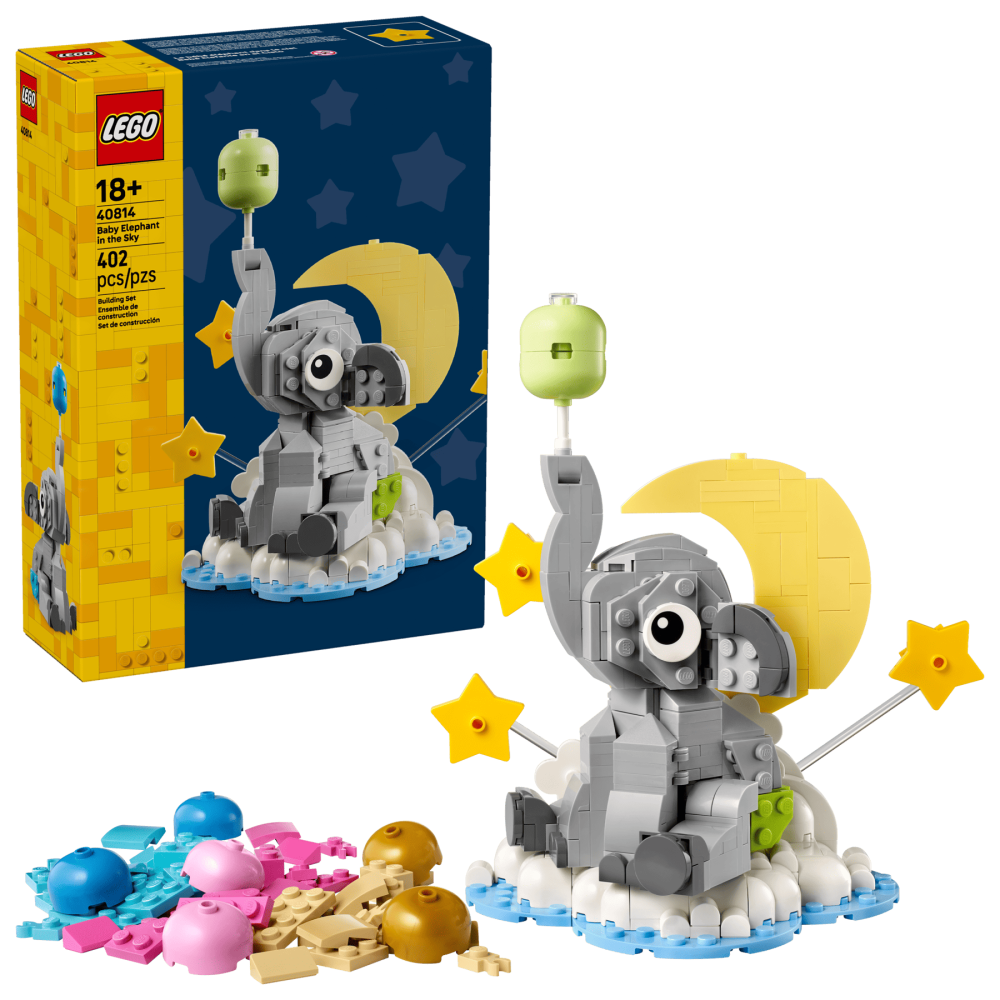 ［想樂］全新 樂高 LEGO 40814 天空中的大象寶寶-細節圖9