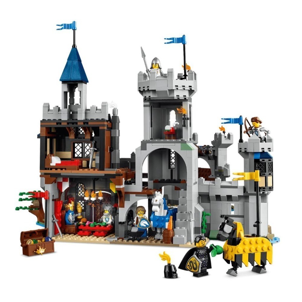 ［想樂］全新 樂高 LEGO 31168 CREATOR 三合一 中世紀騎士城堡 Medieval Horse Knight Castle-細節圖8
