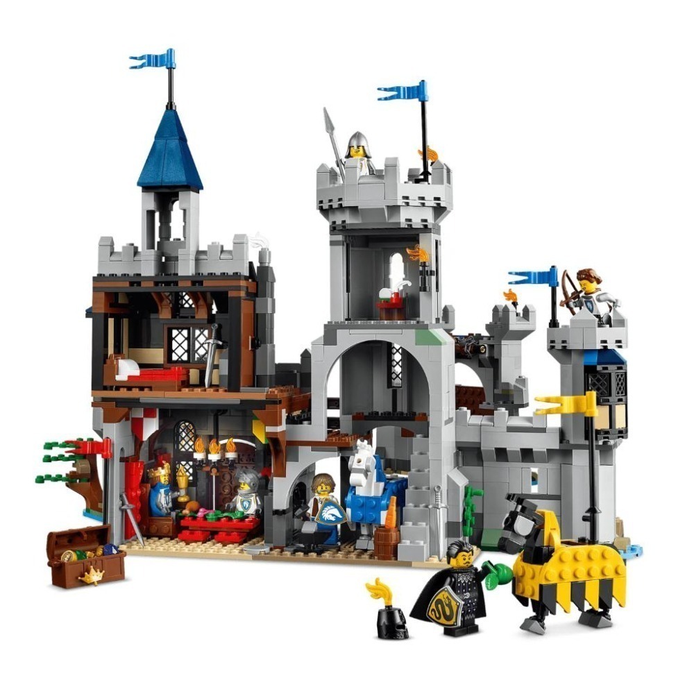 ［想樂］全新 樂高 LEGO 31168 CREATOR 三合一 中世紀騎士城堡 Medieval Horse Knight Castle-細節圖8