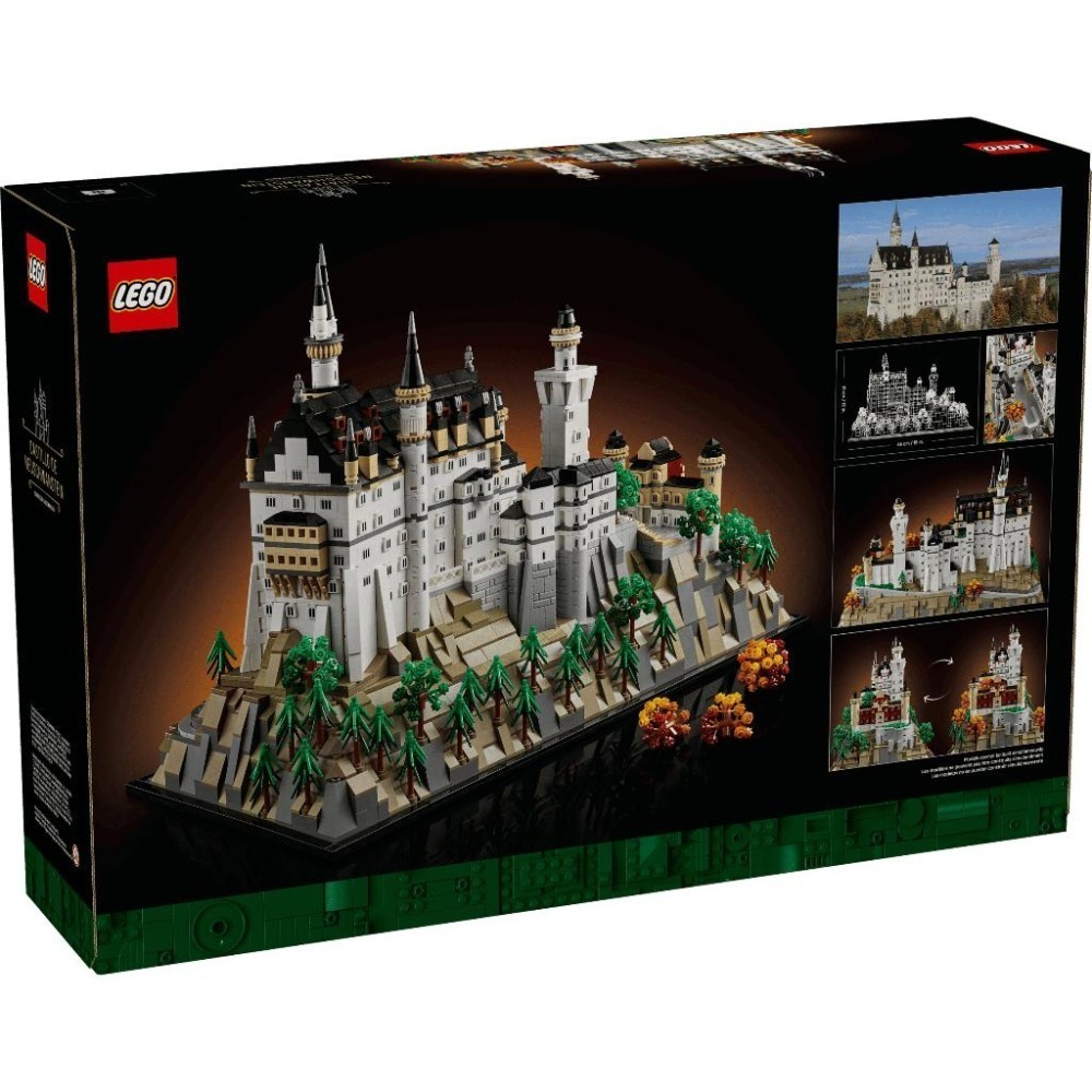 ［想樂］全新 樂高 LEGO 21063 Architecture 建築 新天鵝堡 Neuschwanstein Castle-細節圖2