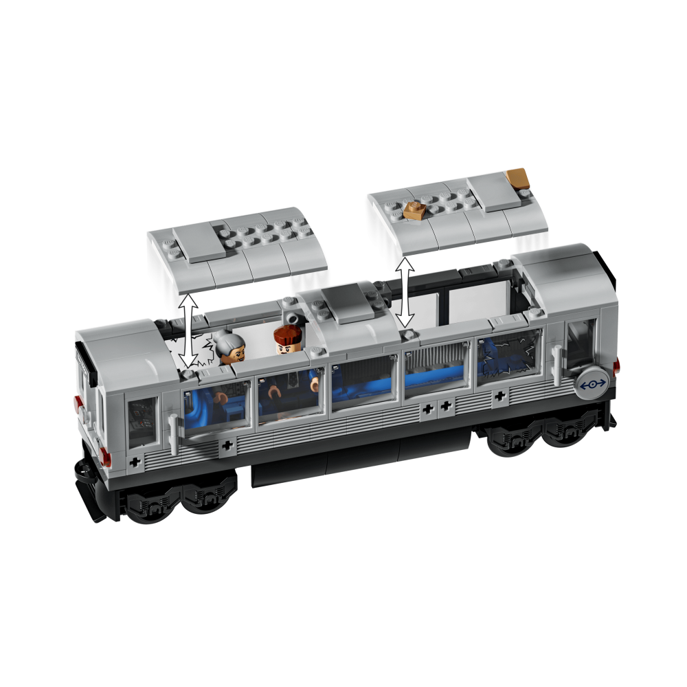 ［想樂］全新 樂高 LEGO 76321 Marvel 漫威 蜘蛛人大戰八爪博士地鐵列車場景-細節圖6