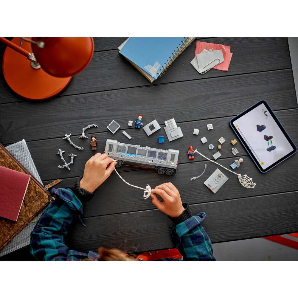 ［想樂］全新 樂高 LEGO 76321 Marvel 漫威 蜘蛛人大戰八爪博士地鐵列車場景-細節圖7