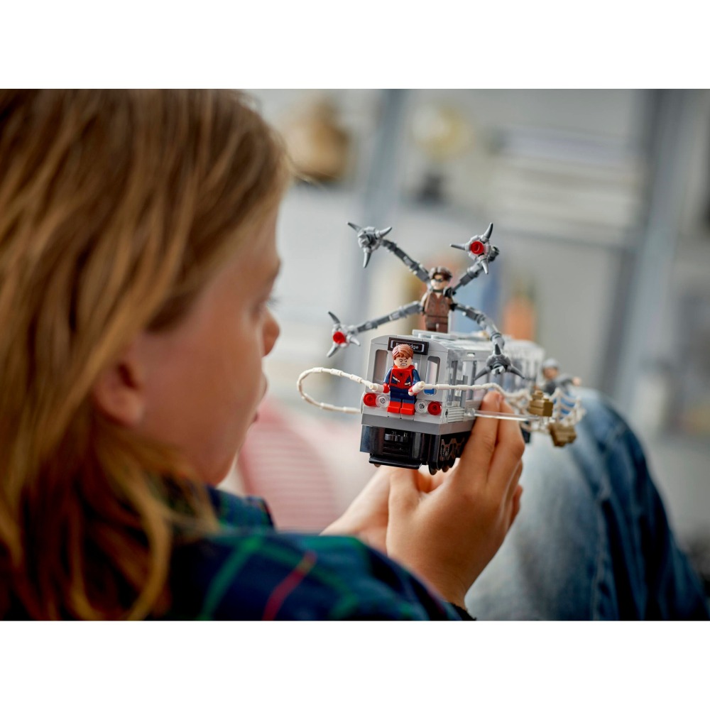 ［想樂］全新 樂高 LEGO 76321 Marvel 漫威 蜘蛛人大戰八爪博士地鐵列車場景-細節圖8