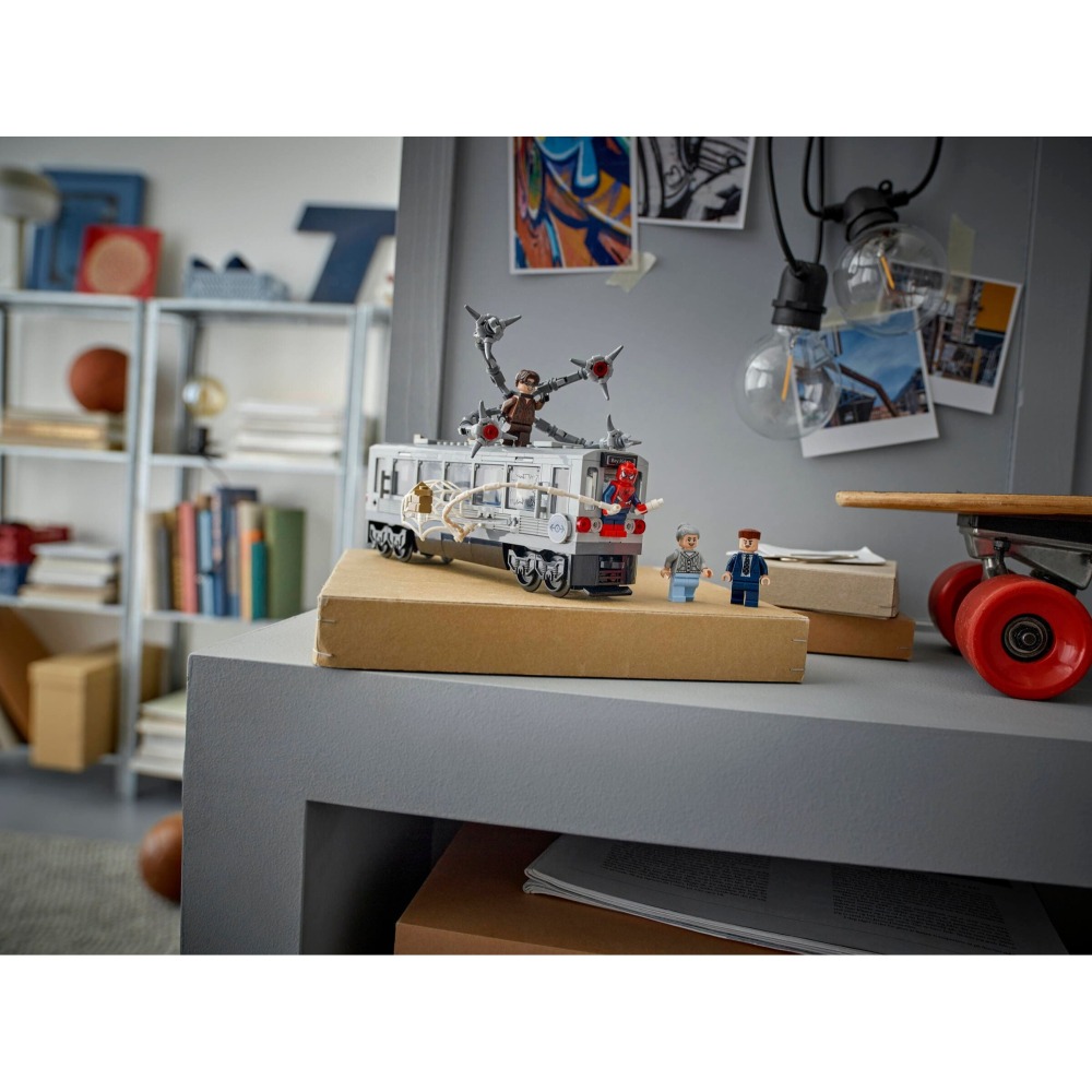 ［想樂］全新 樂高 LEGO 76321 Marvel 漫威 蜘蛛人大戰八爪博士地鐵列車場景-細節圖10