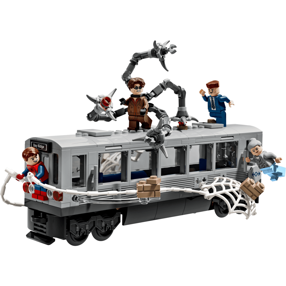 ［想樂］全新 樂高 LEGO 76321 Marvel 漫威 蜘蛛人大戰八爪博士地鐵列車場景-細節圖3