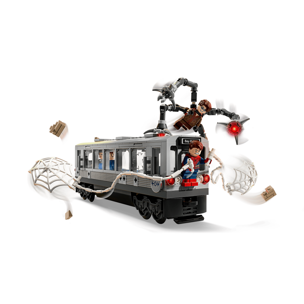［想樂］全新 樂高 LEGO 76321 Marvel 漫威 蜘蛛人大戰八爪博士地鐵列車場景-細節圖5