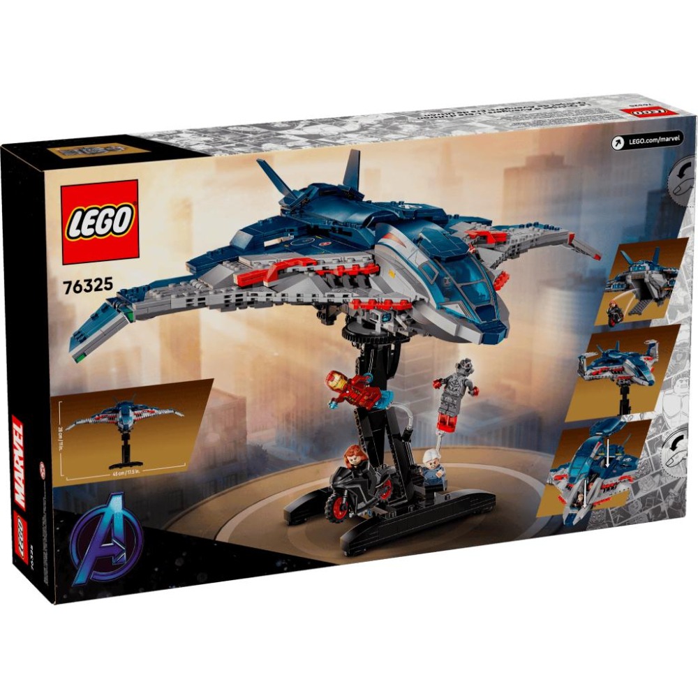 ［想樂］全新 樂高 LEGO 76325 Marvel 漫威 《復仇者聯盟 2：奧創紀元》昆式戰機-細節圖2