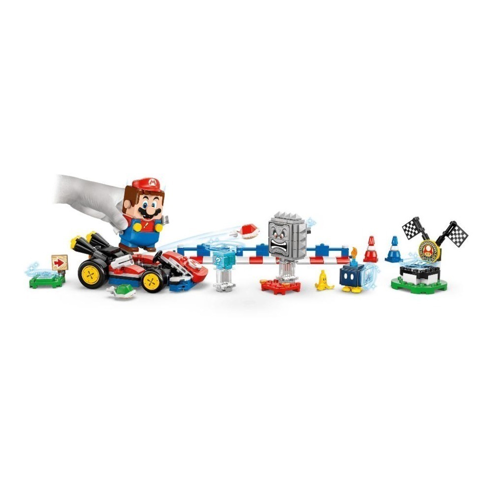 ［想樂］全新 樂高 LEGO 72043 SUPER MARIO 瑪利歐 瑪利歐賽車 樂高 瑪利歐與標準車-細節圖5