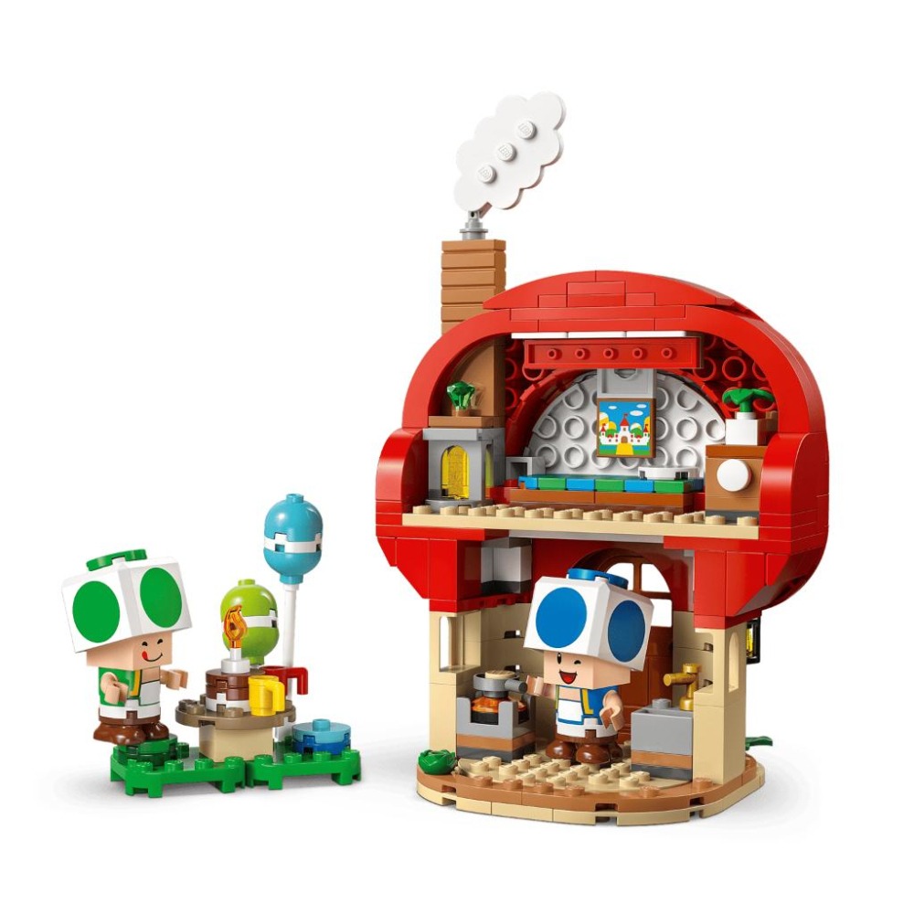 ［想樂］全新 樂高 LEGO 72041 SUPER MARIO 瑪利歐 奇諾比奧之家的家庭派對-細節圖5