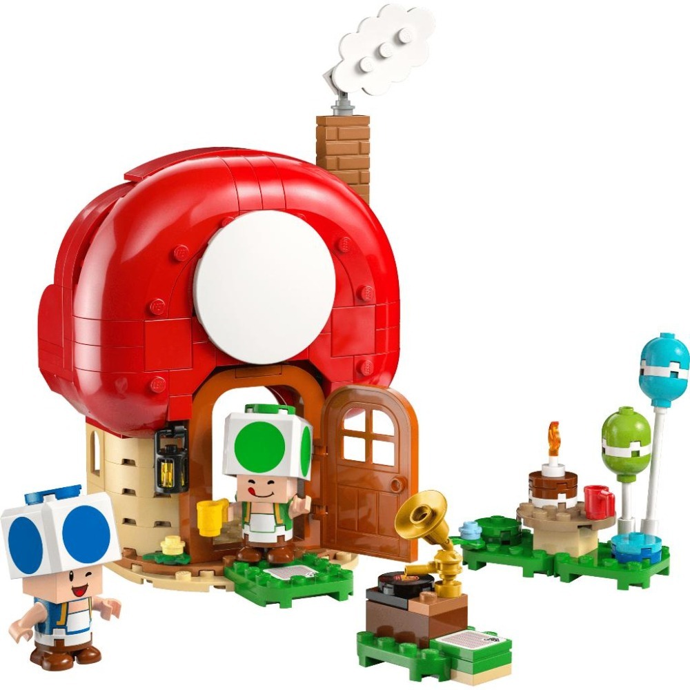 ［想樂］全新 樂高 LEGO 72041 SUPER MARIO 瑪利歐 奇諾比奧之家的家庭派對-細節圖3