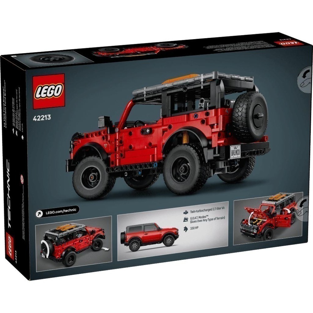 ［想樂］全新 樂高 LEGO 42213 Technic 科技 Ford Bronco 休旅車-細節圖2