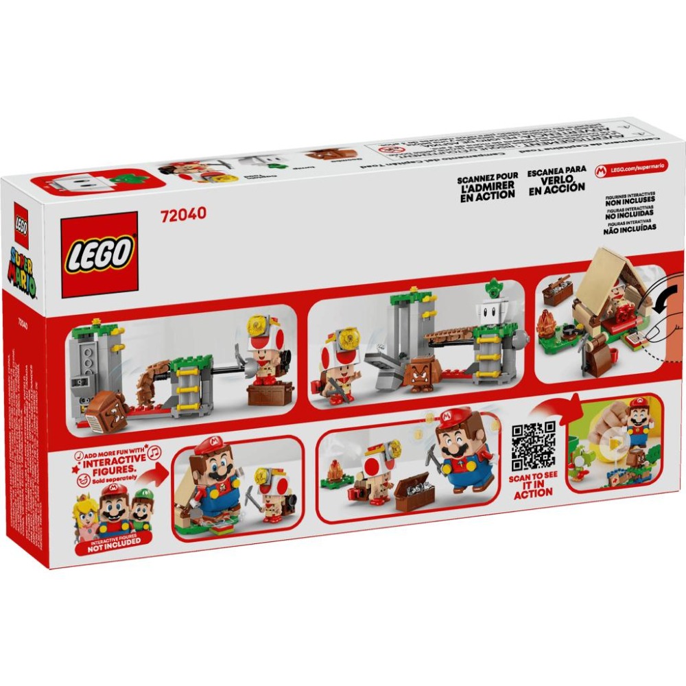［想樂］全新 樂高 LEGO 72040 SUPER MARIO 瑪利歐 奇諾比奧隊長的營地-細節圖2