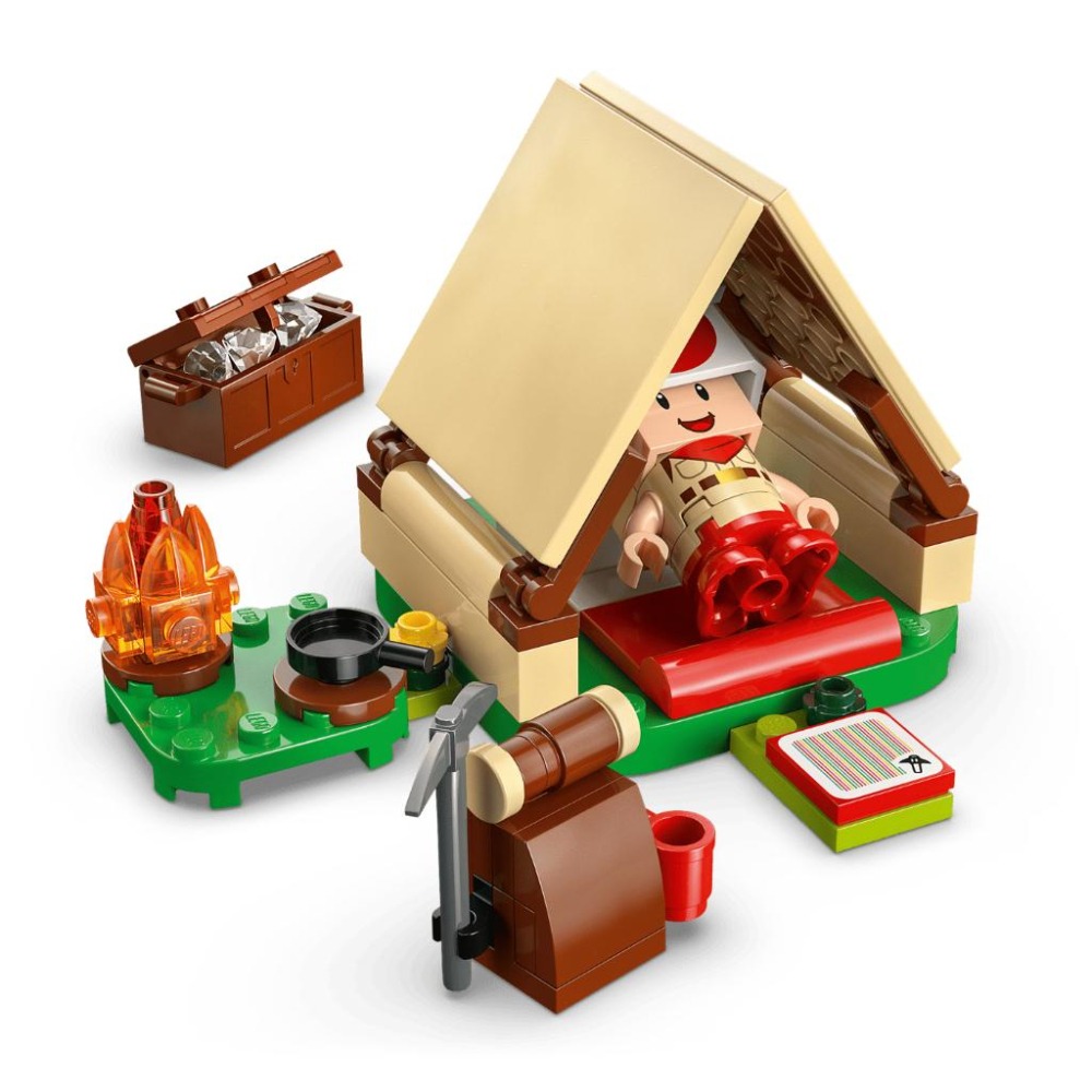 ［想樂］全新 樂高 LEGO 72040 SUPER MARIO 瑪利歐 奇諾比奧隊長的營地-細節圖5
