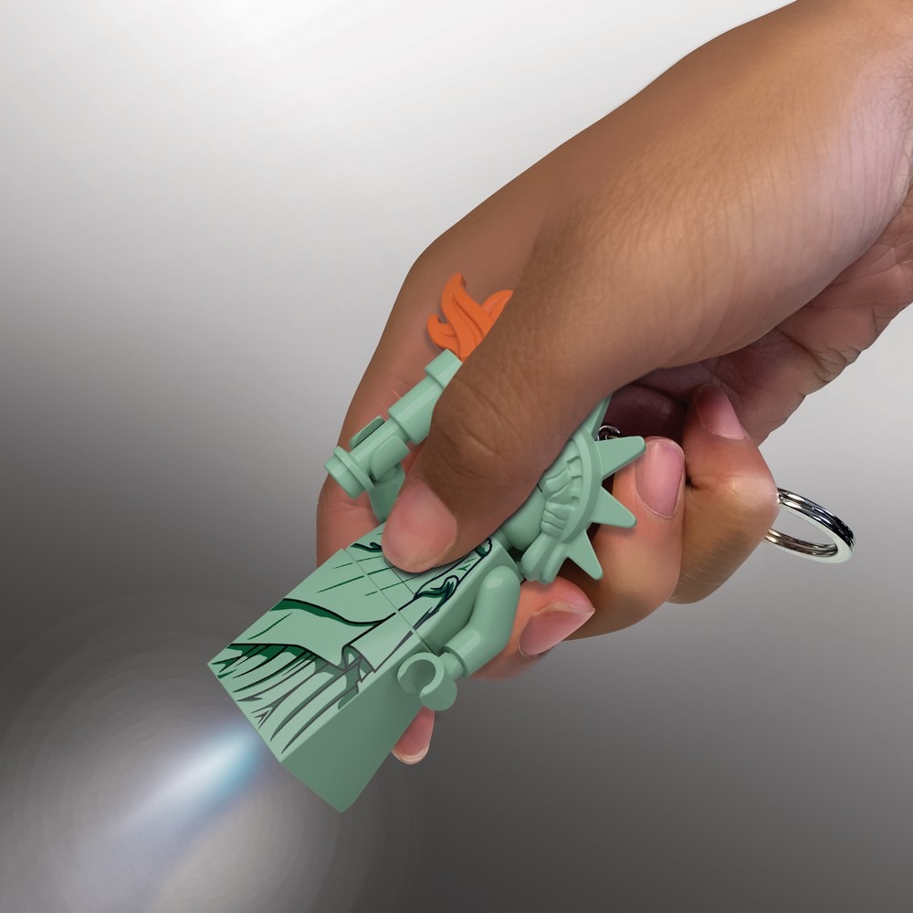 ［想樂］『LED鑰匙圈』全新 樂高 Lego LED LGL KE158H 自由女神 鑰匙圈-細節圖4