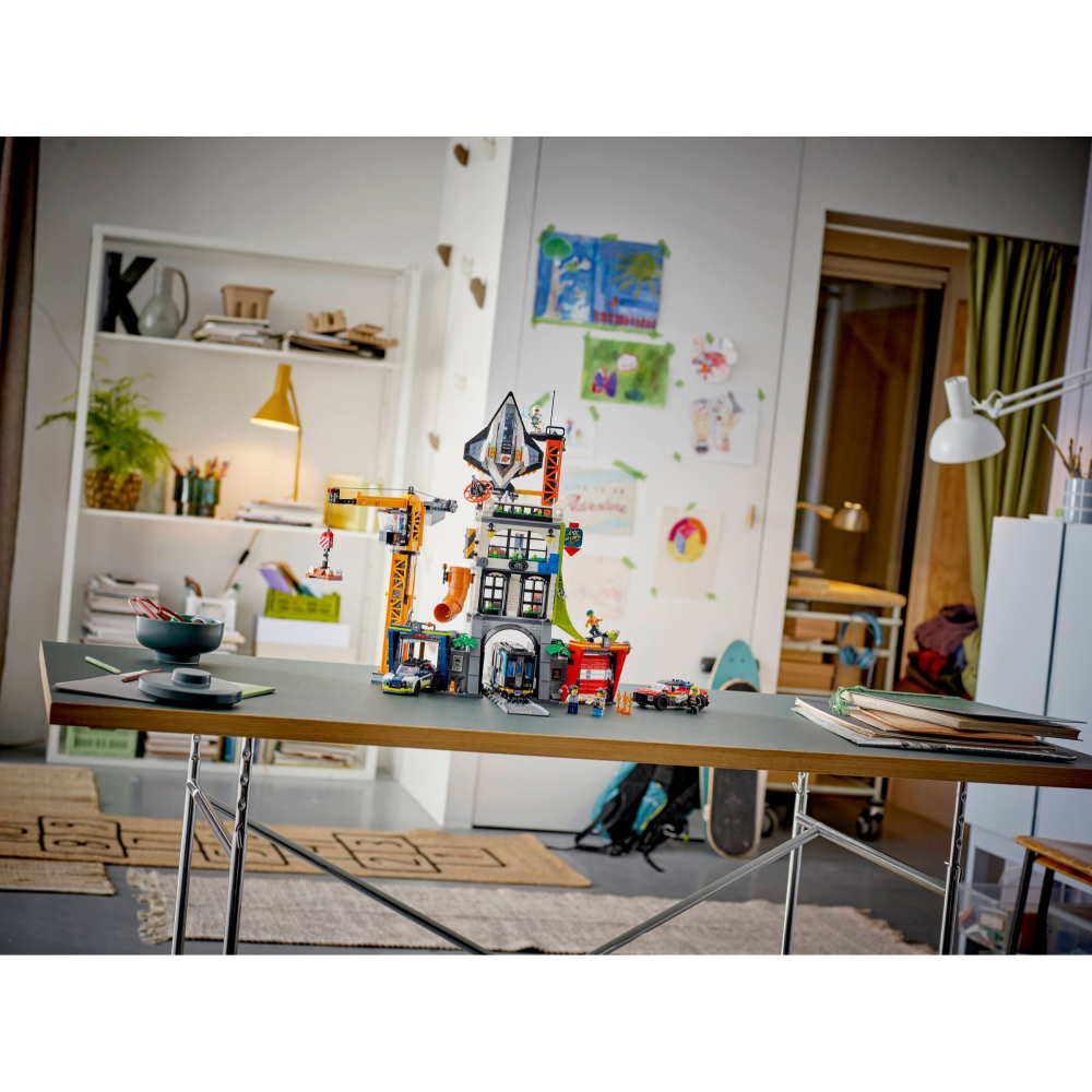 ［想樂］全新 樂高 LEGO 60473 City 城市 城市綜合大樓-細節圖11