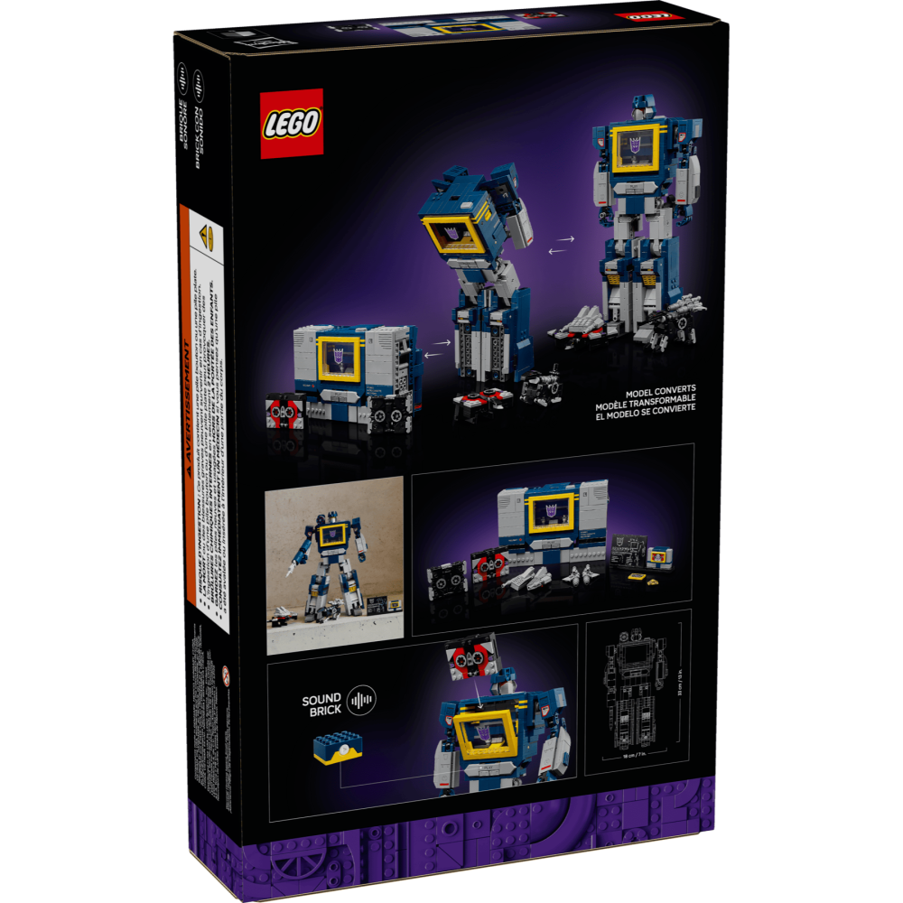 ［想樂］全新 樂高 LEGO 10358 Icons 《變形金剛》  Transformers 音波-細節圖2