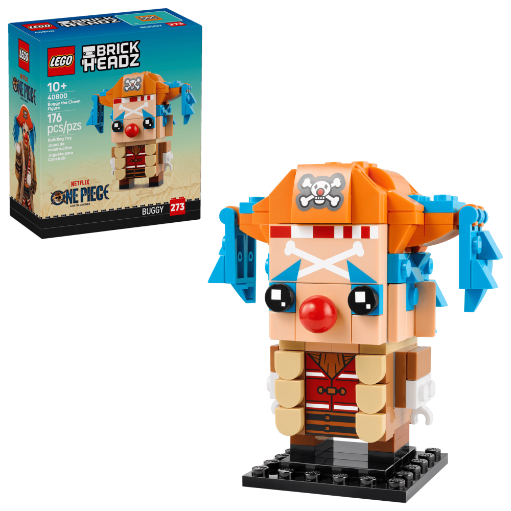 ［想樂］全新 樂高 LEGO 40800 Brickheadz ONE PIECE 航海王 小丑巴其-細節圖8