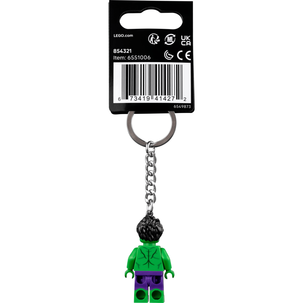 ［想樂］『鑰匙圈』全新 樂高 LEGO 854321 Marvel 浩克 鑰匙圈 Key Chain-細節圖2