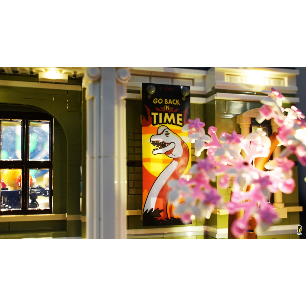 ［想樂］ [不含積木]  WBS 樂光 10326 街景 博物館 專用燈組 紙片燈 樂光燈 專用防塵盒 展示盒 壓克力-細節圖3