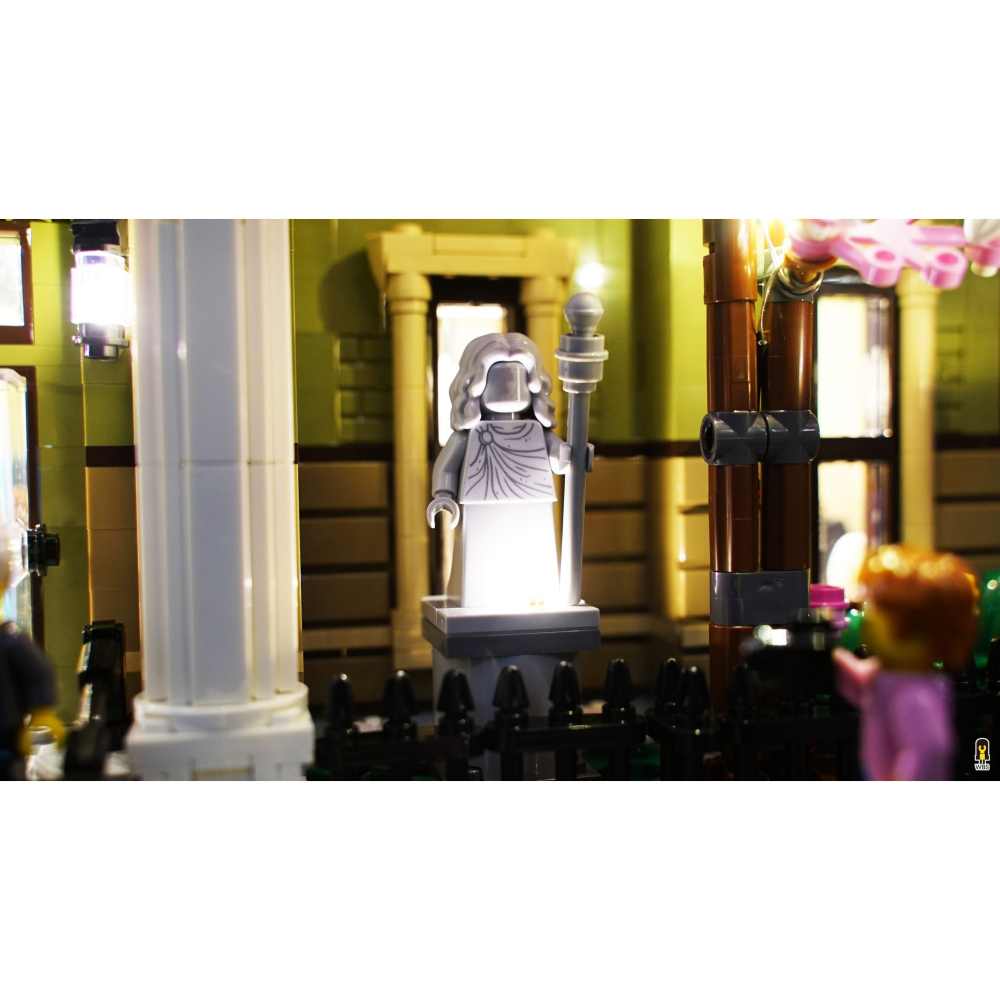 ［想樂］ [不含積木]  WBS 樂光 10326 街景 博物館 專用燈組 紙片燈 樂光燈 專用防塵盒 展示盒 壓克力-細節圖5