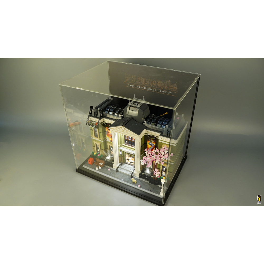 ［想樂］ [不含積木]  WBS 樂光 10326 街景 博物館 專用燈組 紙片燈 樂光燈 專用防塵盒 展示盒 壓克力-細節圖7